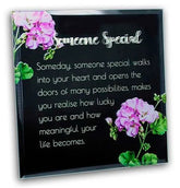 Someone Special Mirrored Sentiment Plaque